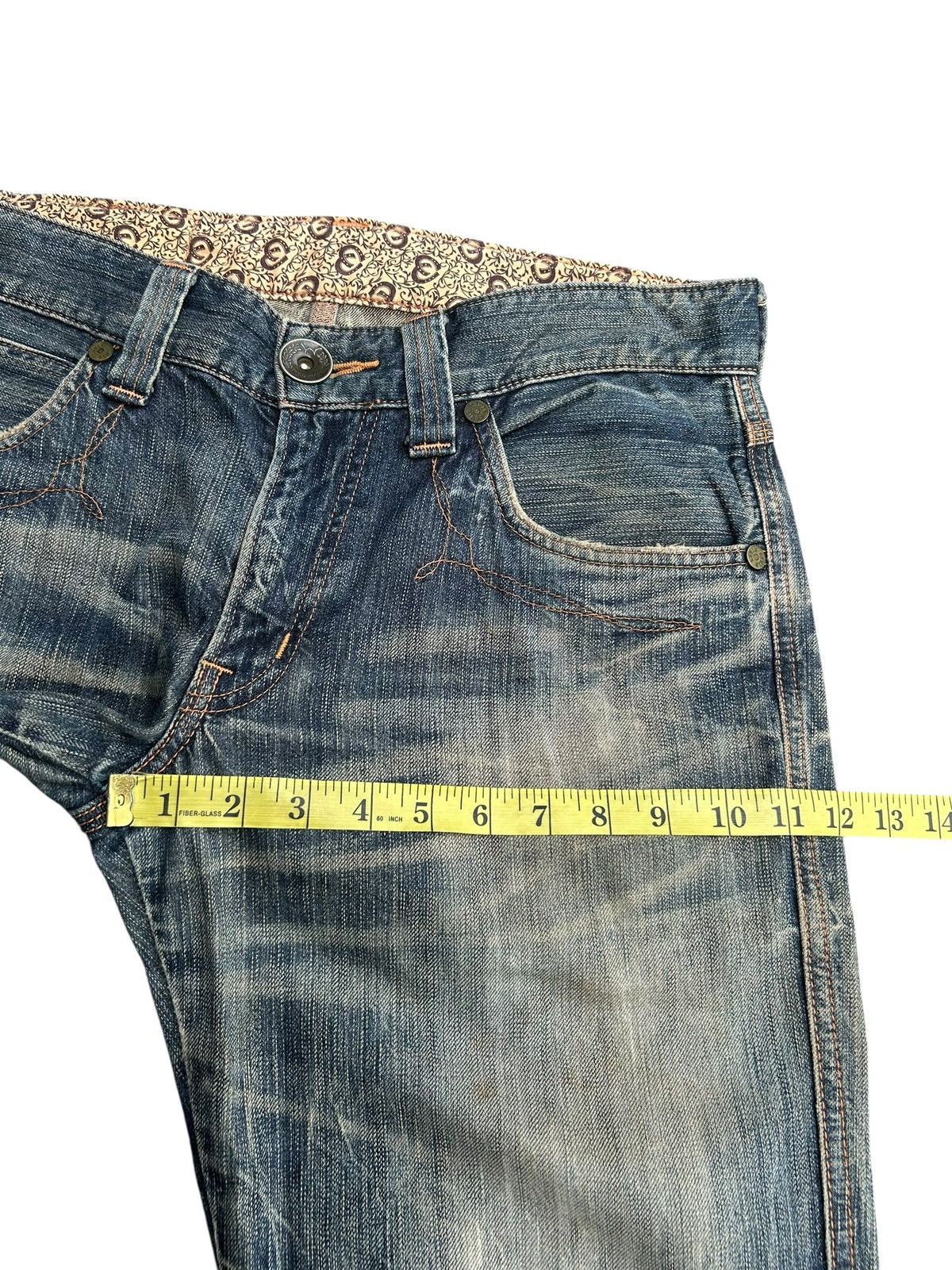 Edwin Vintage Edwin Navajo Japanese Brand Distressed Denim Jeans Size US 34 / EU 50 - 22 Thumbnail