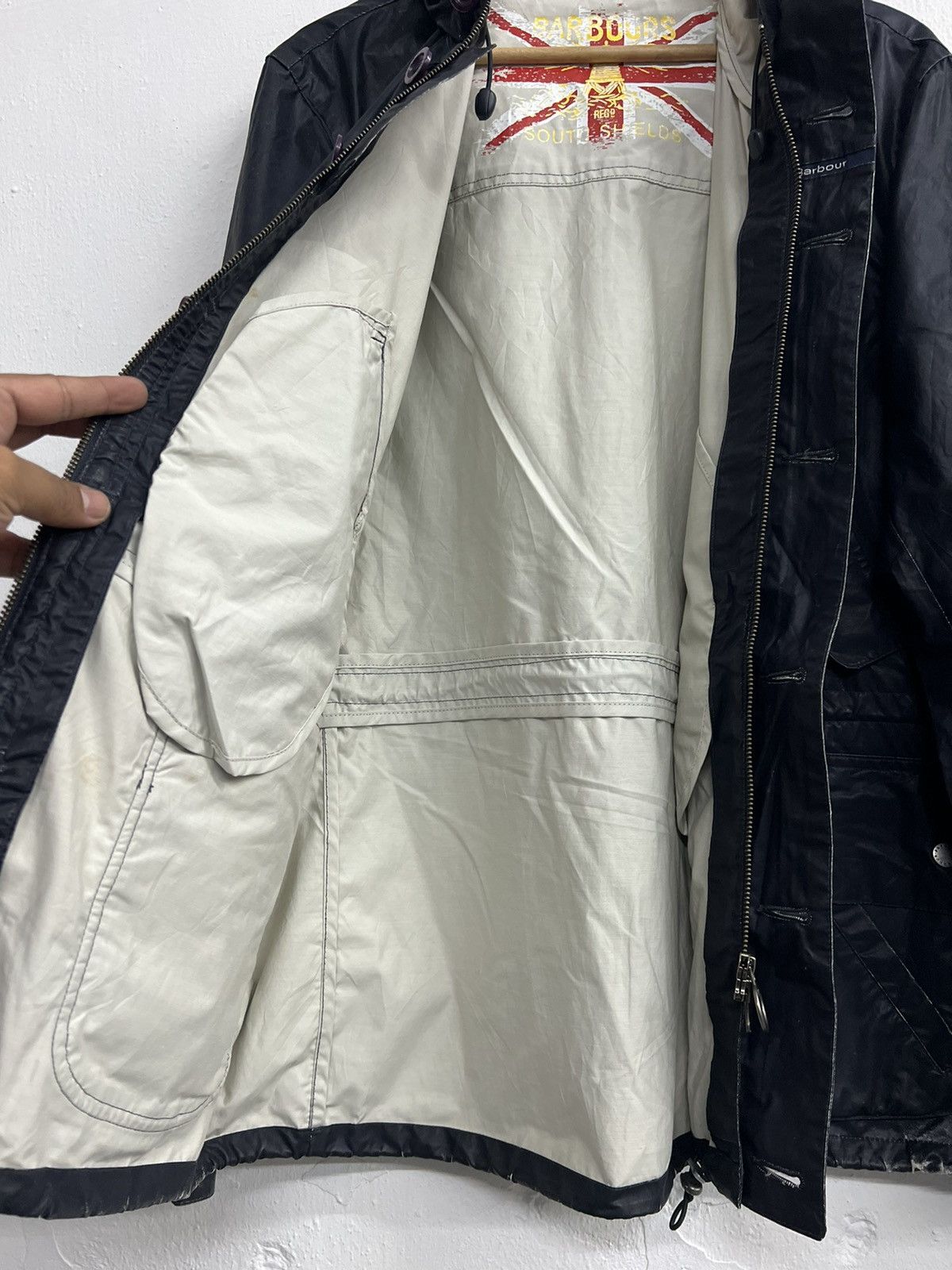 Barbour × Vintage Barbour Carbon Durham Kagoule Jacket Mens Size US M / EU 48-50 / 2 - 15 Thumbnail