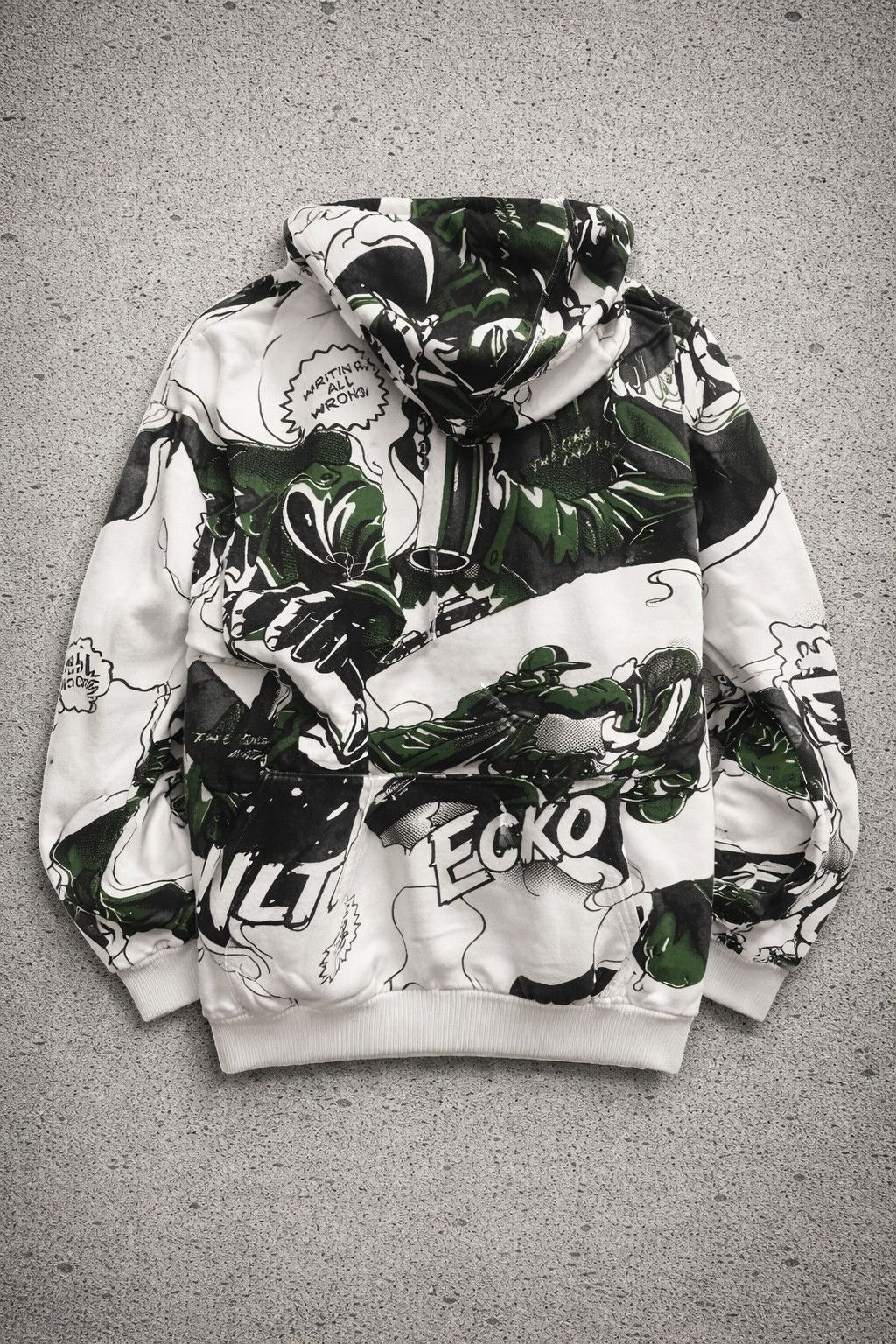 Ecko Unltd. ecko unltd grunge all printed graffiti zipup hoodie Size US L / EU 52-54 / 3 - 2 Thumbnail