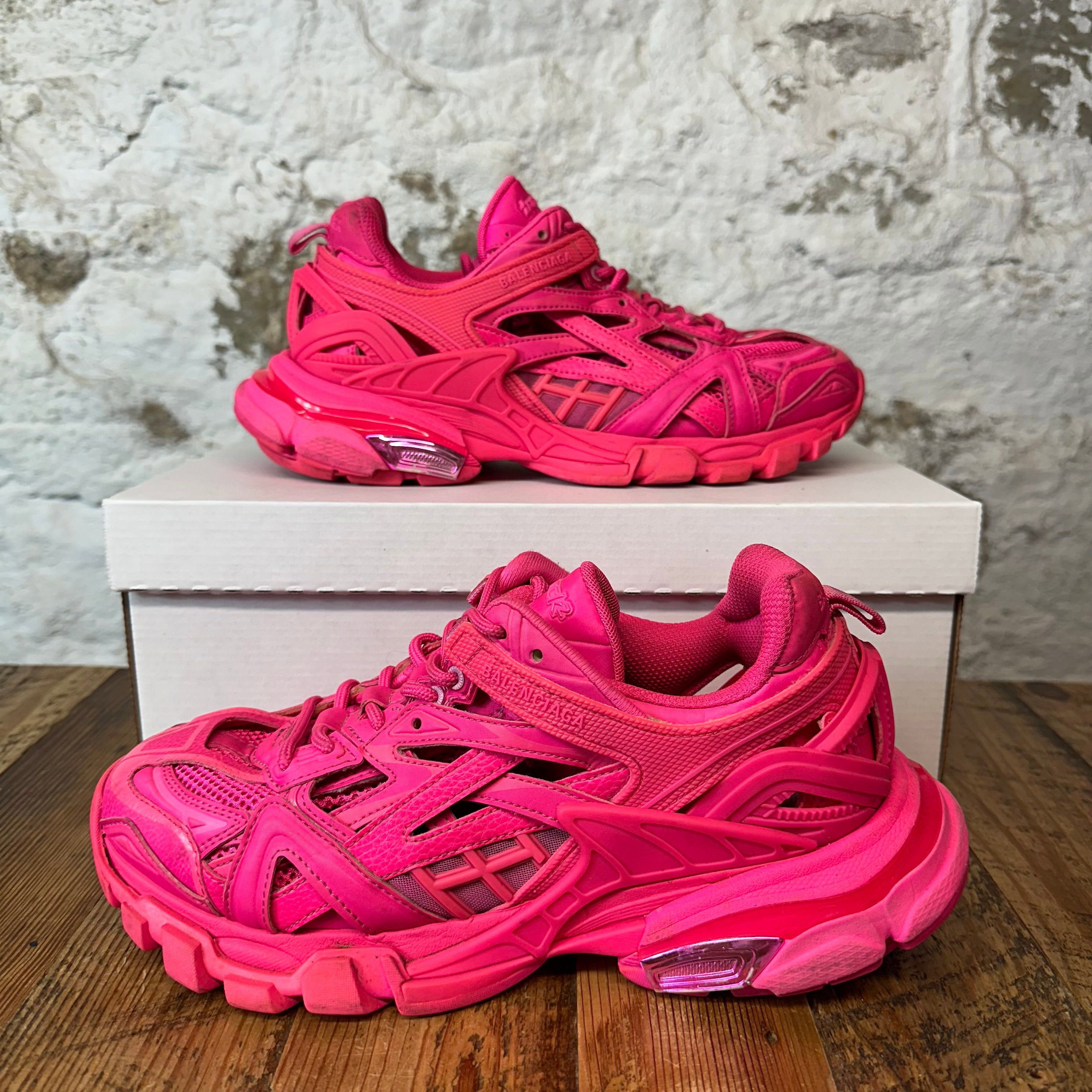 Balenciaga Balenciaga Track 2 Hot Pink Sz 6.5 (39) Size US 6.5 / EU 39-40 - 1 Thumbnail