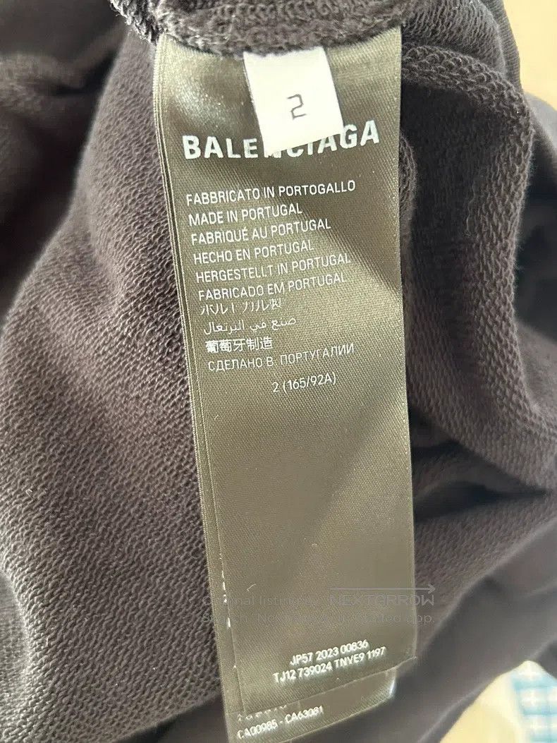 Balenciaga Balenciaga Black Hoodie Size US M / EU 48-50 / 2 - 3 Thumbnail