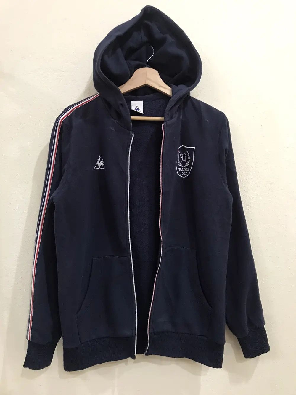 Le Coq Sportif × Vintage Le Coq Sportif Small Logo Hoodies Size US S / EU 44-46 / 1 - 2 Thumbnail