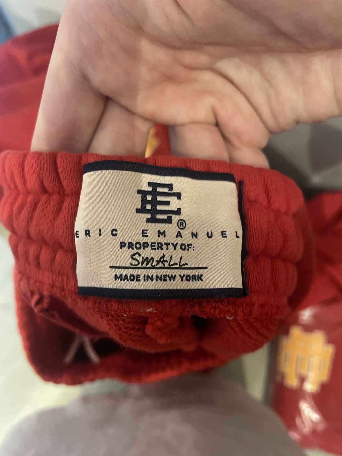 Eric Emanuel Eric Emanuel Red/Yellow Sweatpants S Size US 30 / EU 46 - 3 Thumbnail