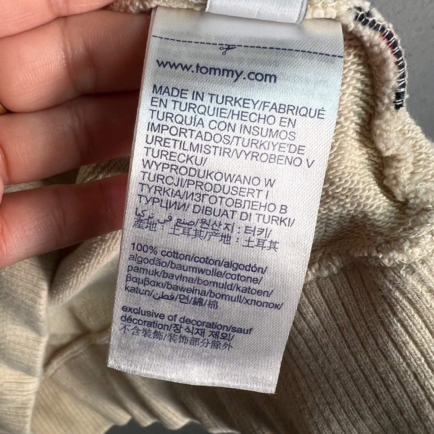 Tommy Hilfiger Tommy Hilfiger Lewis Hamilton Hoodie Pullover Mens Size Large Ivory Sweatshirt Fleece Cotton Size US L / EU 52-54 / 3 - 4 Thumbnail