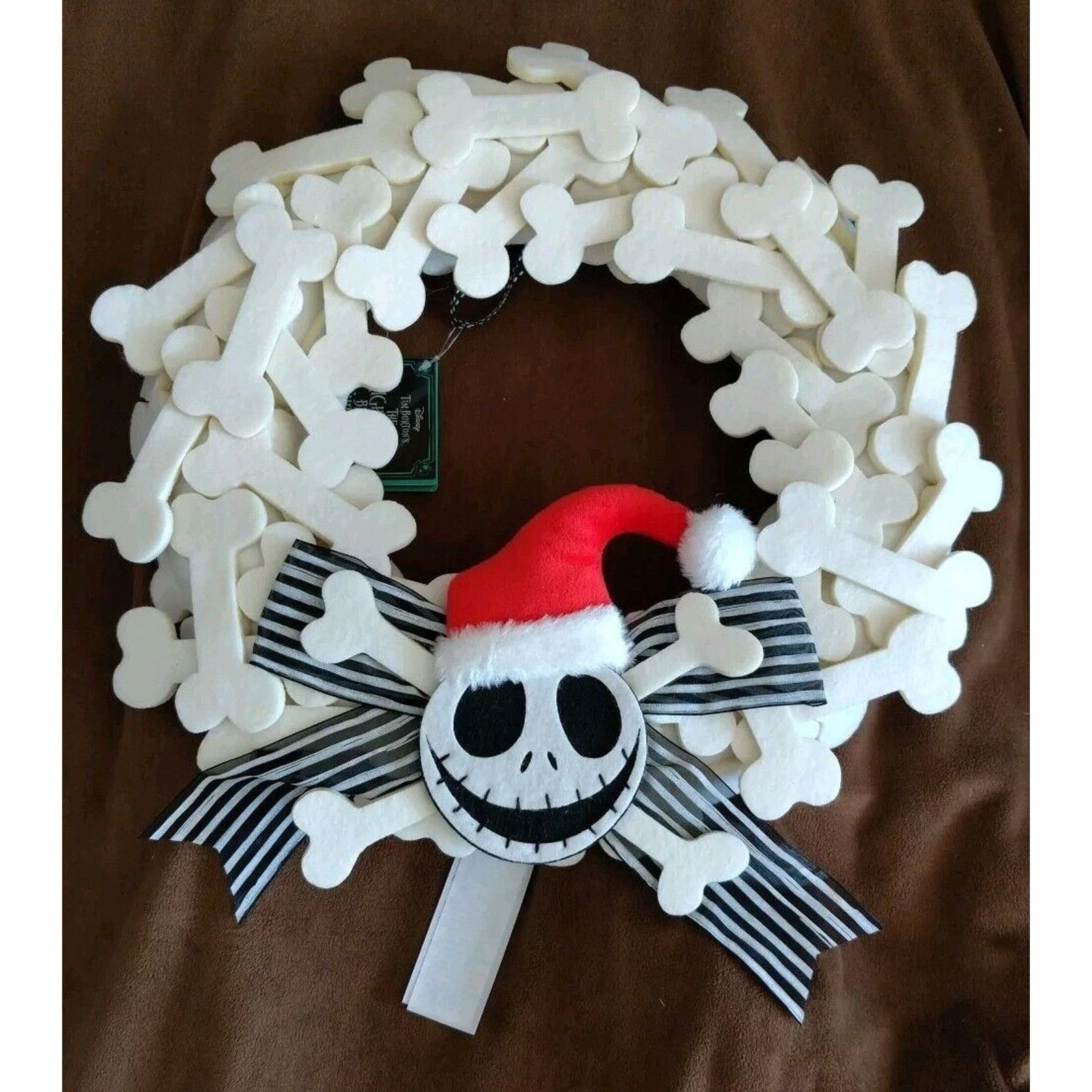 Disney NWT !! Disney Jack Skellington Wreath Nightmare B4 Christmas Size ONE SIZE - 1 Thumbnail