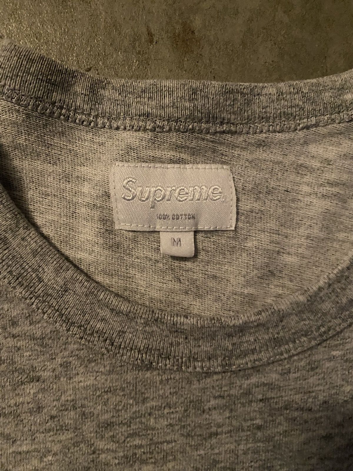 Supreme Supreme Dotted Arc Top Heather Grey Size US M / EU 48-50 / 2 - 3 Thumbnail