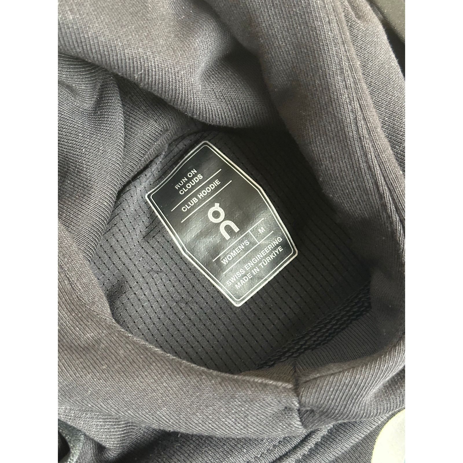 On On Club Black Hoodie - Women's - Size M - New Size M / US 6-8 / IT 42-44 - 7 Thumbnail