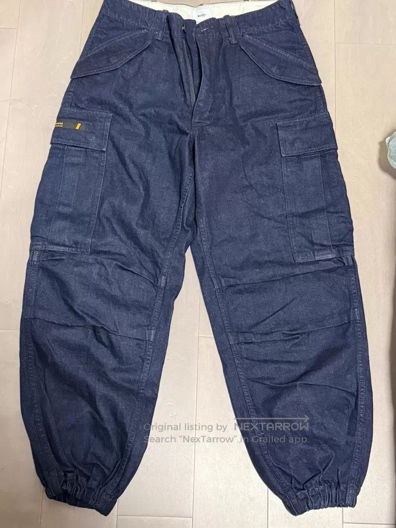 Wtaps Wtaps size 1 Dark Blue Multi-Pocket Cargo Work Denim Army P Size US 29 - 1 Thumbnail