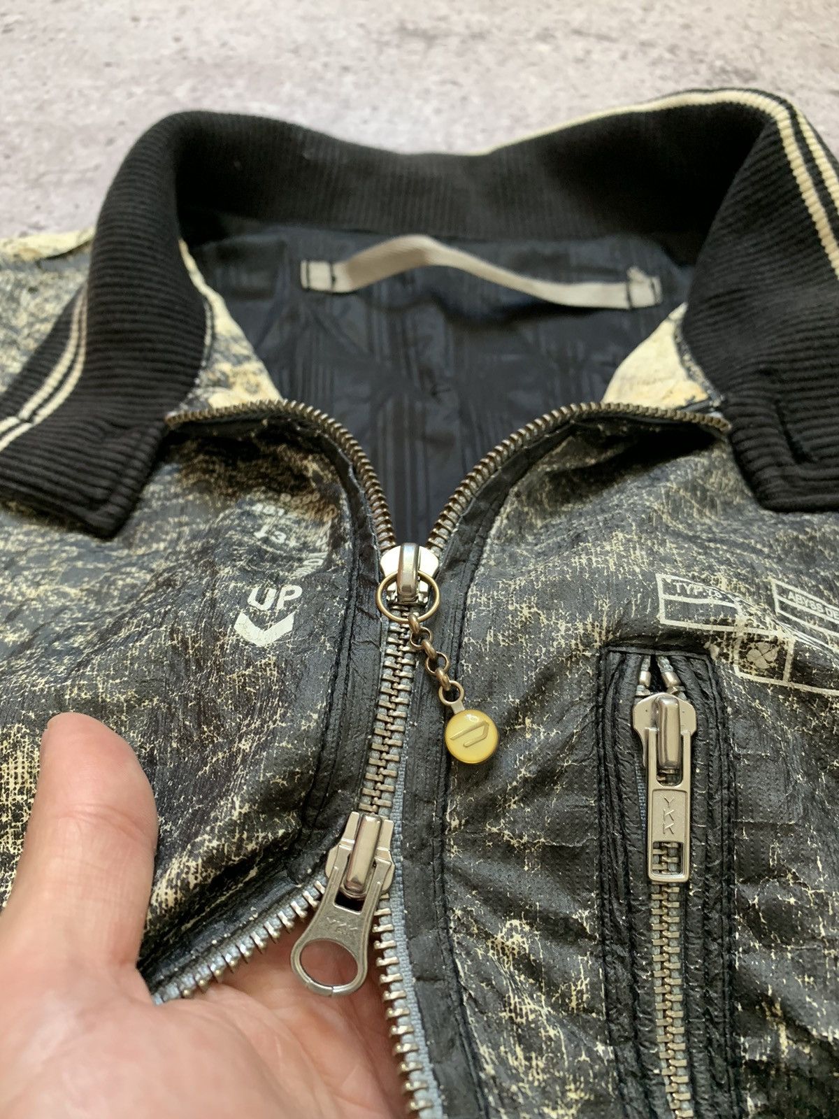 Diesel × Diesel Black Gold × Vintage Diesel Project 78 Garment Bomber jacket military Size US L / EU 52-54 / 3 - 9 Thumbnail