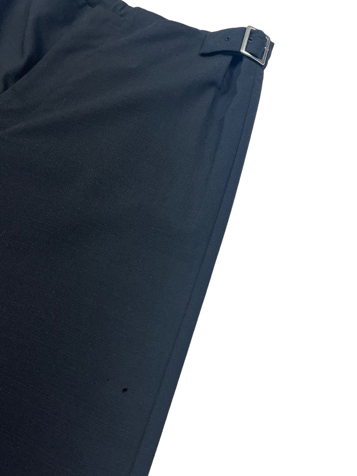 Yohji Yamamoto Vintage Yohji Yamamoto Wide Leg Wool Trousers Size US 33 - 9 Thumbnail