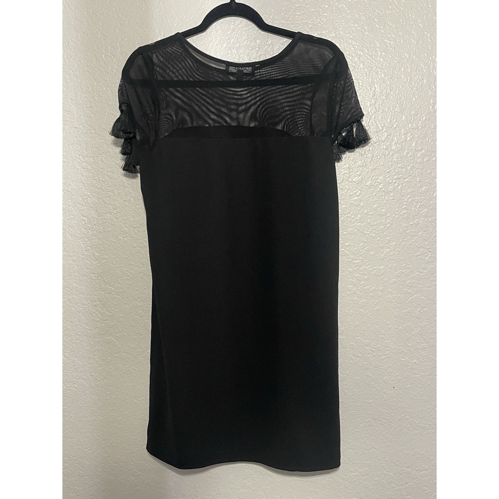 Other Lulus Women Black Teasel Mini Dress Short SleeveSize M Size M / US 6-8 / IT 42-44 - 4 Thumbnail