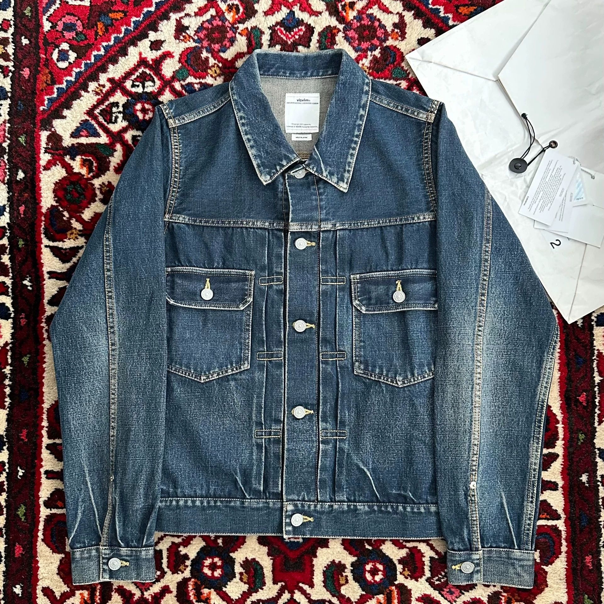 Visvim VISVIM 18AW 101 JKT SPOT denim jacket Size US M / EU 48-50 / 2 - 1 Thumbnail