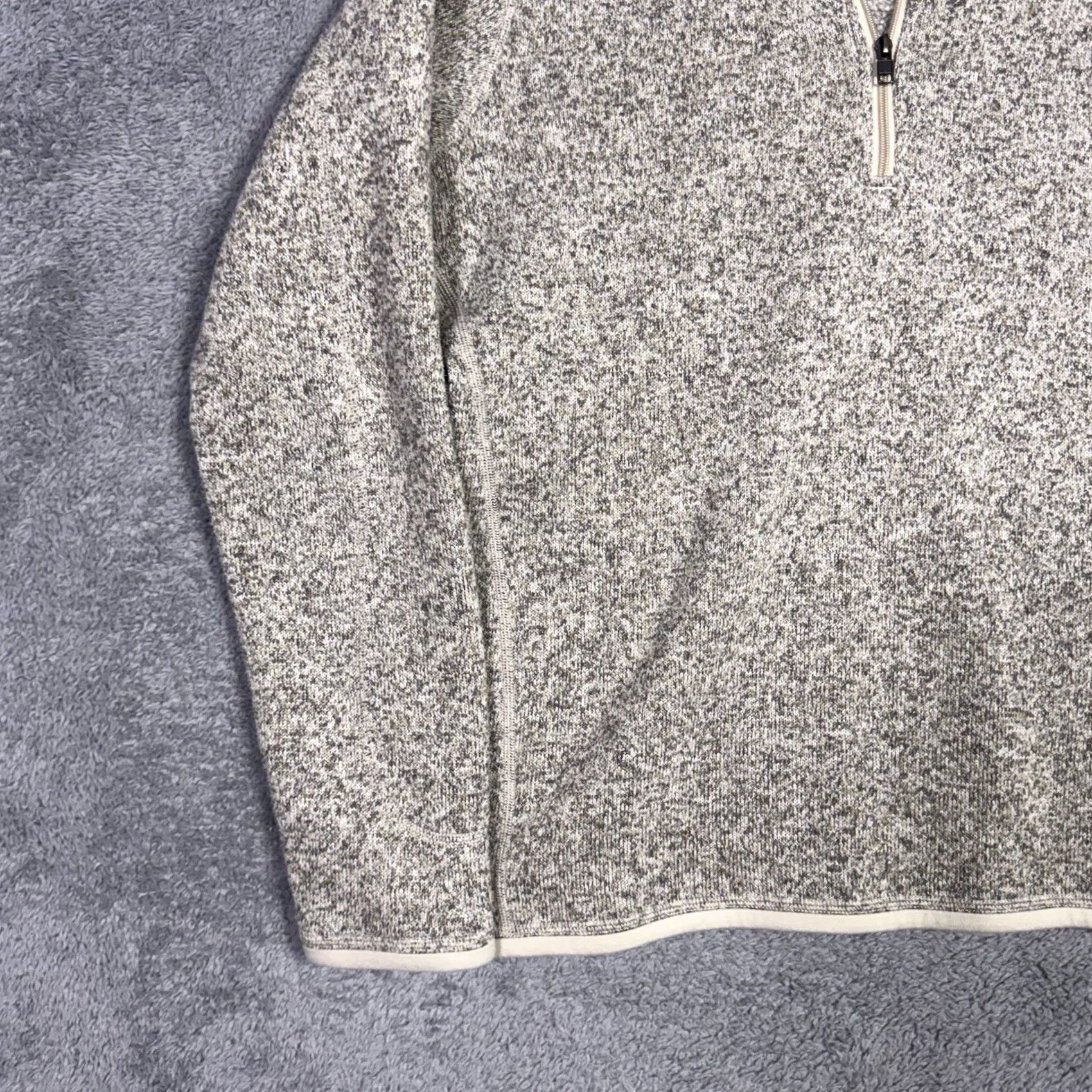 Patagonia Patagonia Better Sweater Jacket Womens L 1/4 Zip Fleece Pullover Oatmeal Brown 25617 Size L / US 10 / IT 46 - 2 Thumbnail