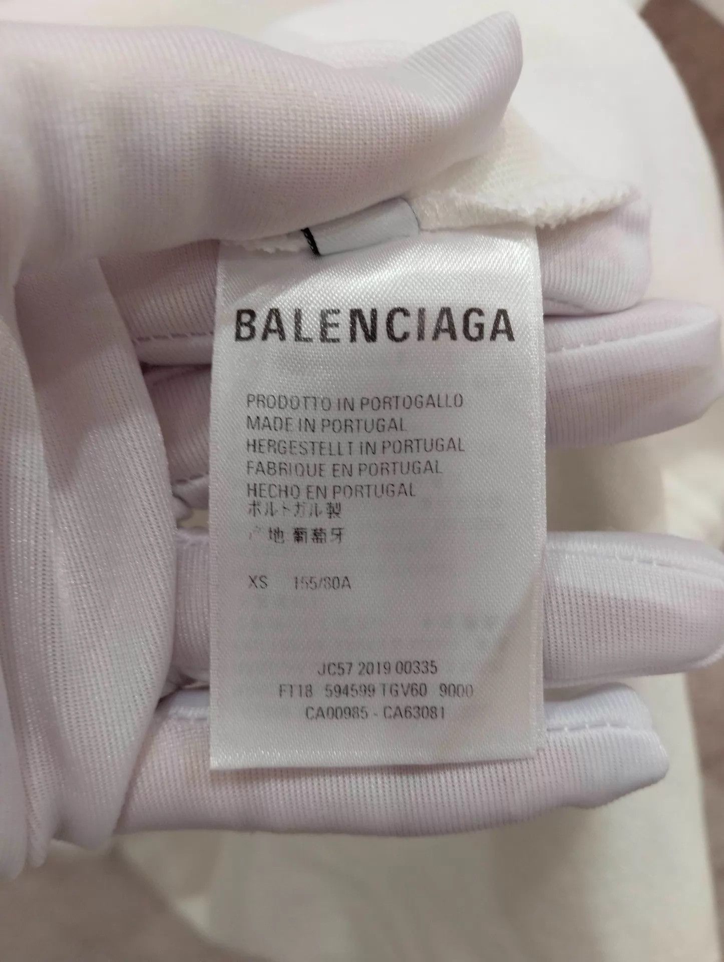 Balenciaga Balenciaga White Crew Neck Short Sleeve T-Shirt XS Size XS / US 0-2 / IT 36-38 - 5 Thumbnail
