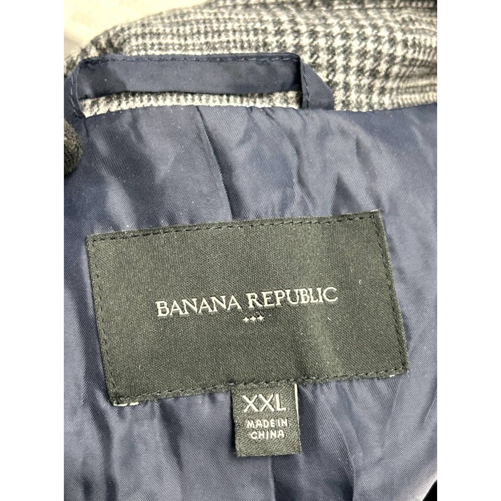 Banana Republic Banana Republic Coat Overcoat Mens Regular XL 2XL Gray Wool Blend Tweed Button Size US XXL / EU 58 / 5 - 3 Thumbnail
