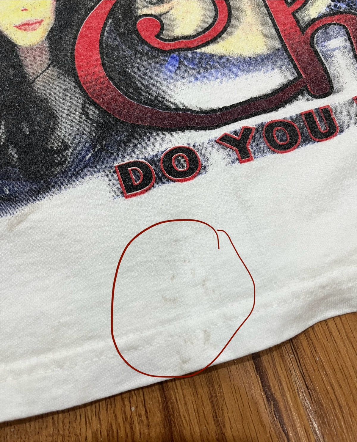 Vintage Cher Do you Believe 2000s Tour Double Sided Long Sleeve Tee Size US L / EU 52-54 / 3 - 8 Thumbnail