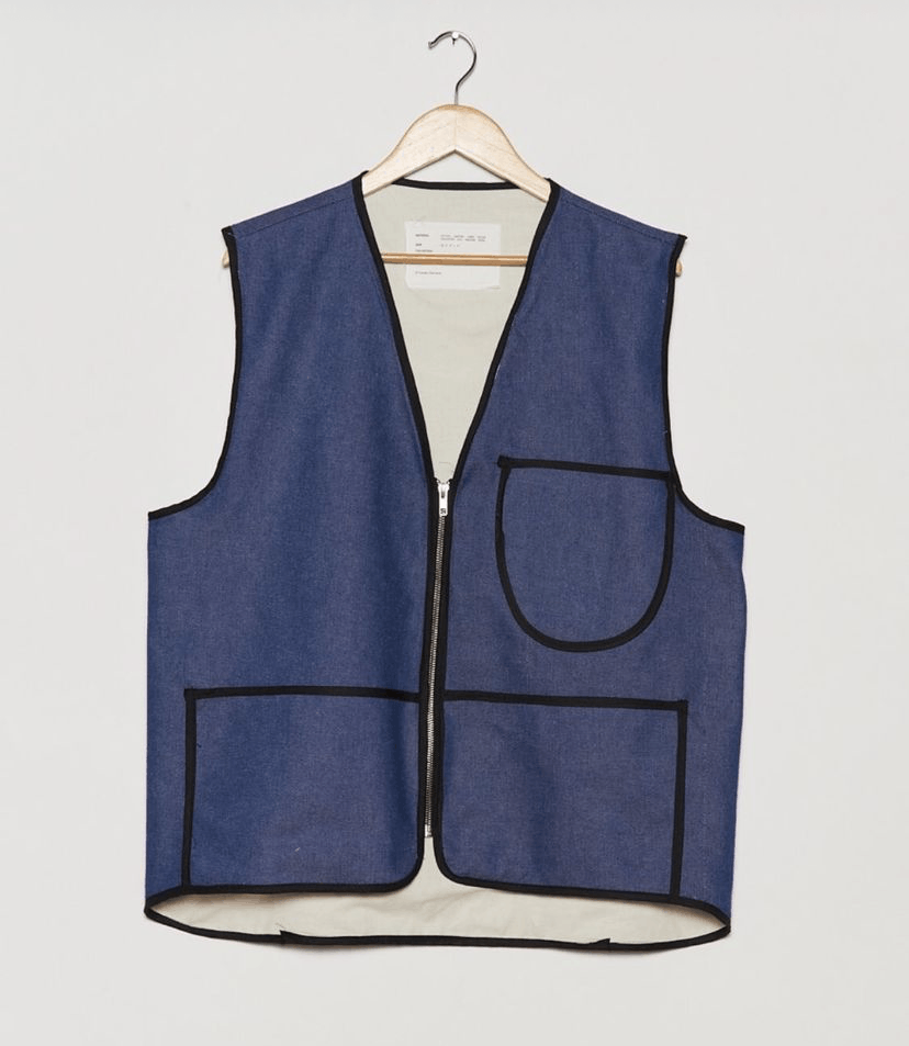 Camiel Fortgens Zip Vest — Blue Size US XS / EU 42 / 0 - 1 Thumbnail