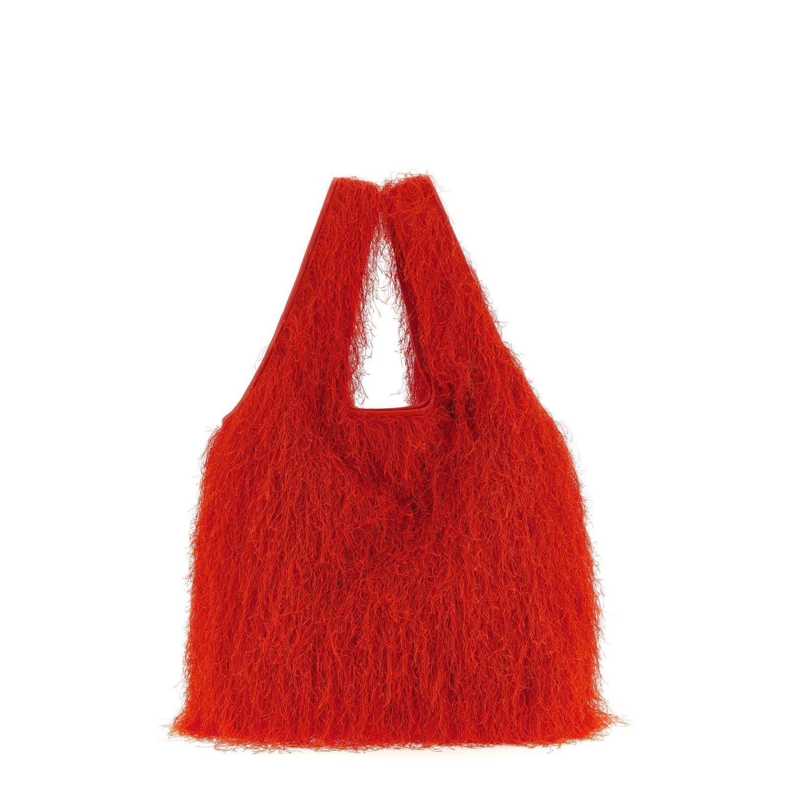 Dries Van Noten DRIES VAN NOTEN Fringed Red Tote Bag New & Authentic Size ONE SIZE - 1 Thumbnail