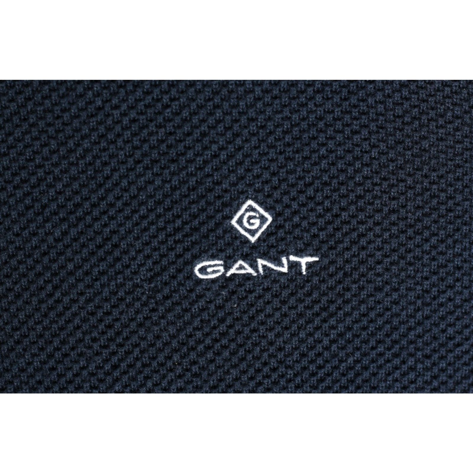 Gant GANT Cotton Pique Half Zip Jumper Men L Blue VR3526 Size US L / EU 52-54 / 3 - 5 Thumbnail