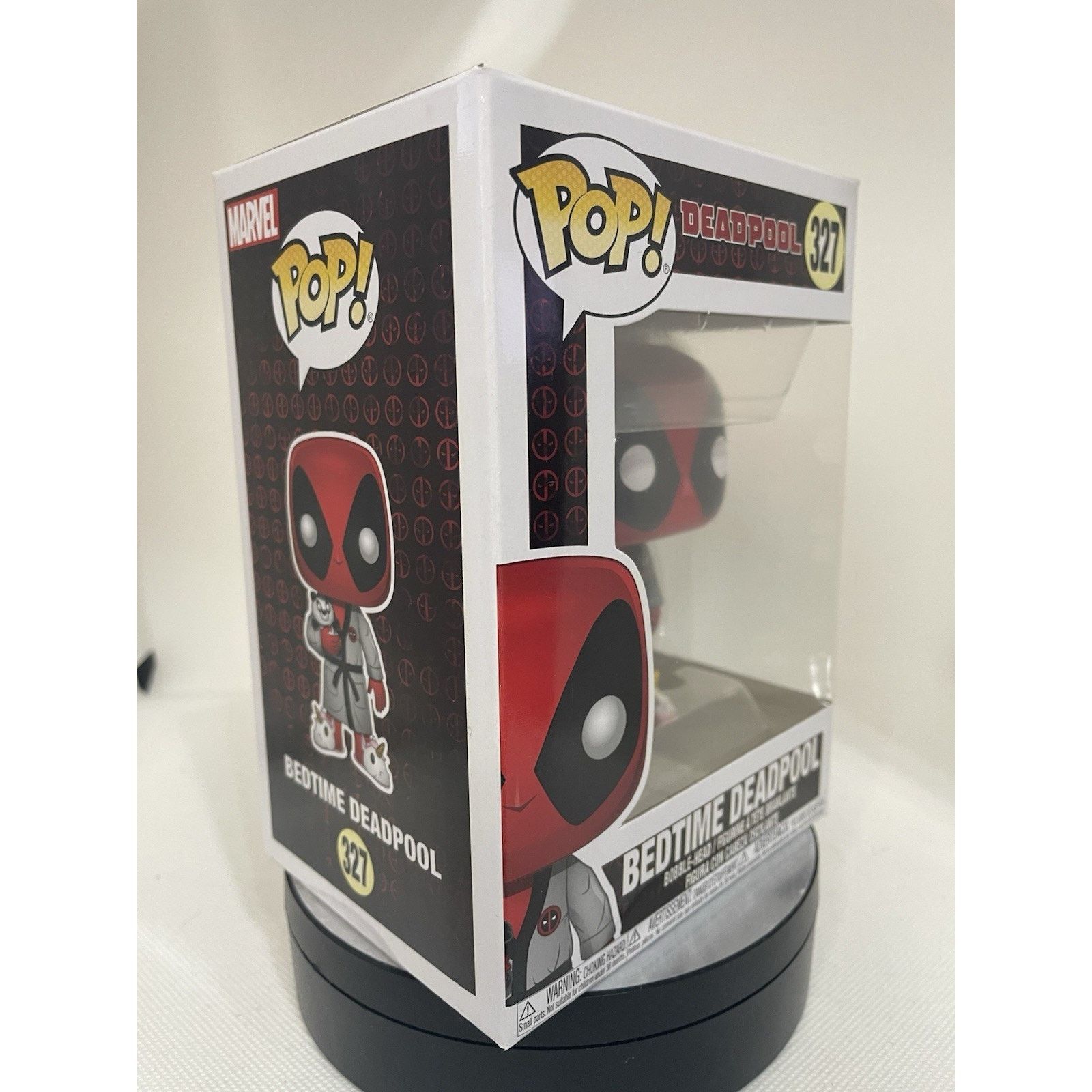 Marvel Comics Funko Pop! Bedtime Deadpool #327 With Pop Protector Size ONE SIZE - 8 Thumbnail