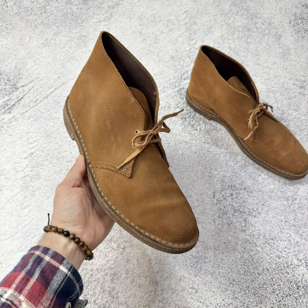 Clarks × Vintage Vintage Clarks Desert Boots US11 UK10 EU45 29cm Size US 11 / EU 44 - 3 Thumbnail