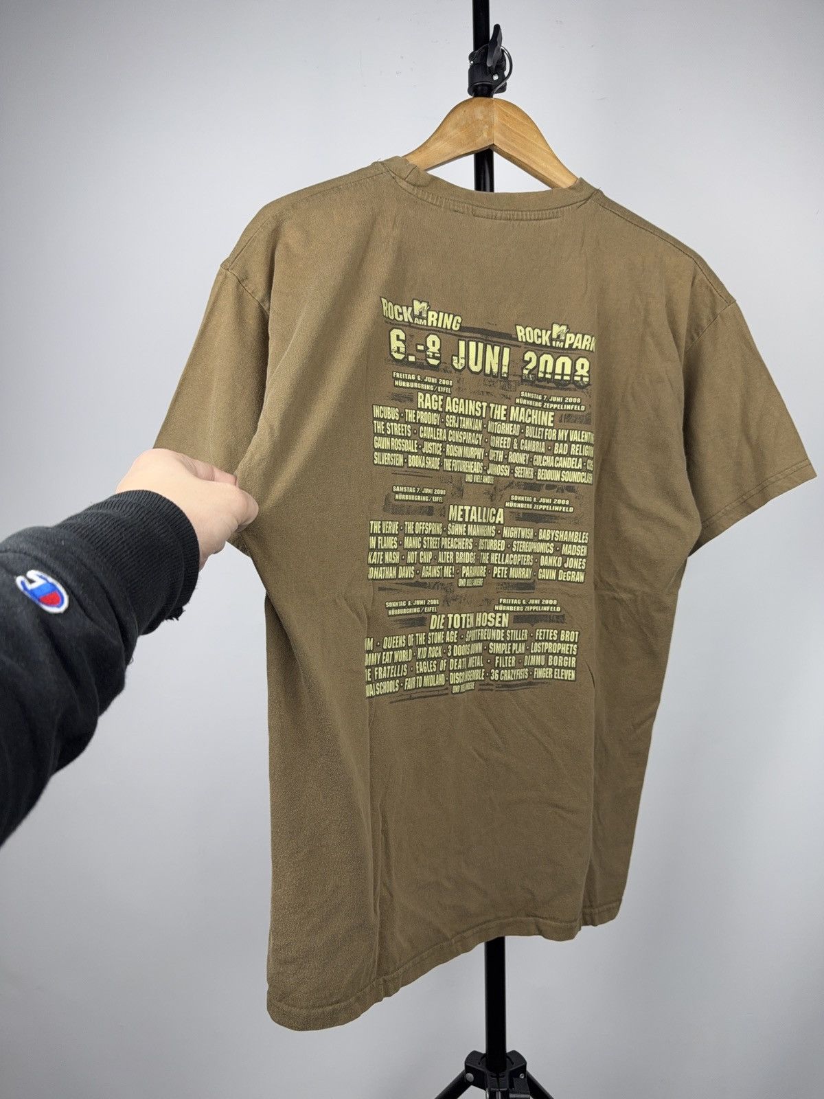 Band Tees Rock im Park ‘08 Metallica RATM Die Toten Hosen Festival Tee Size US M / EU 48-50 / 2 - 9 Thumbnail