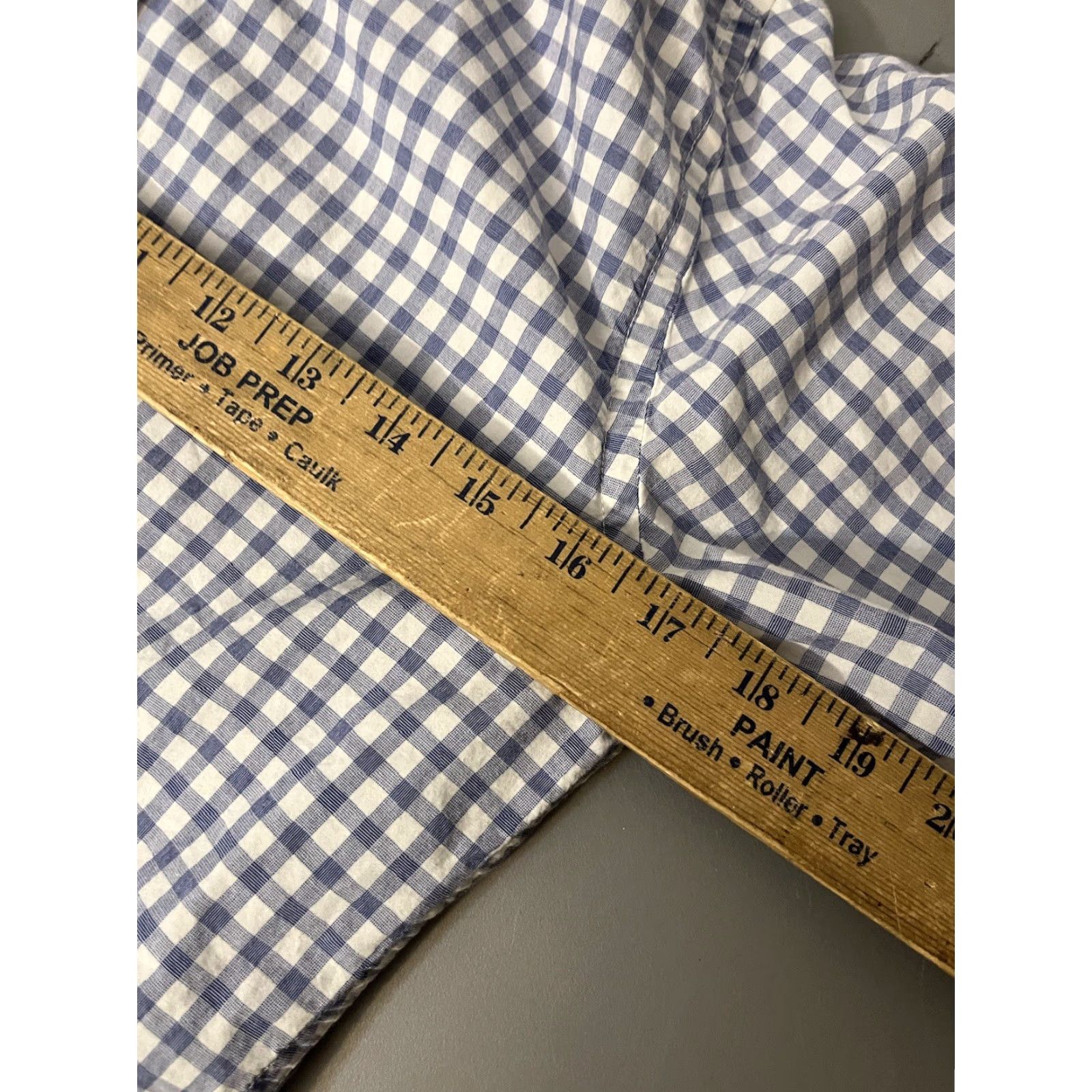 Gap Gap Button-Up Shirt Mens Size Small Blue Gingham Check Slim Fit Long Sleeve Size US S / EU 44-46 / 1 - 5 Thumbnail