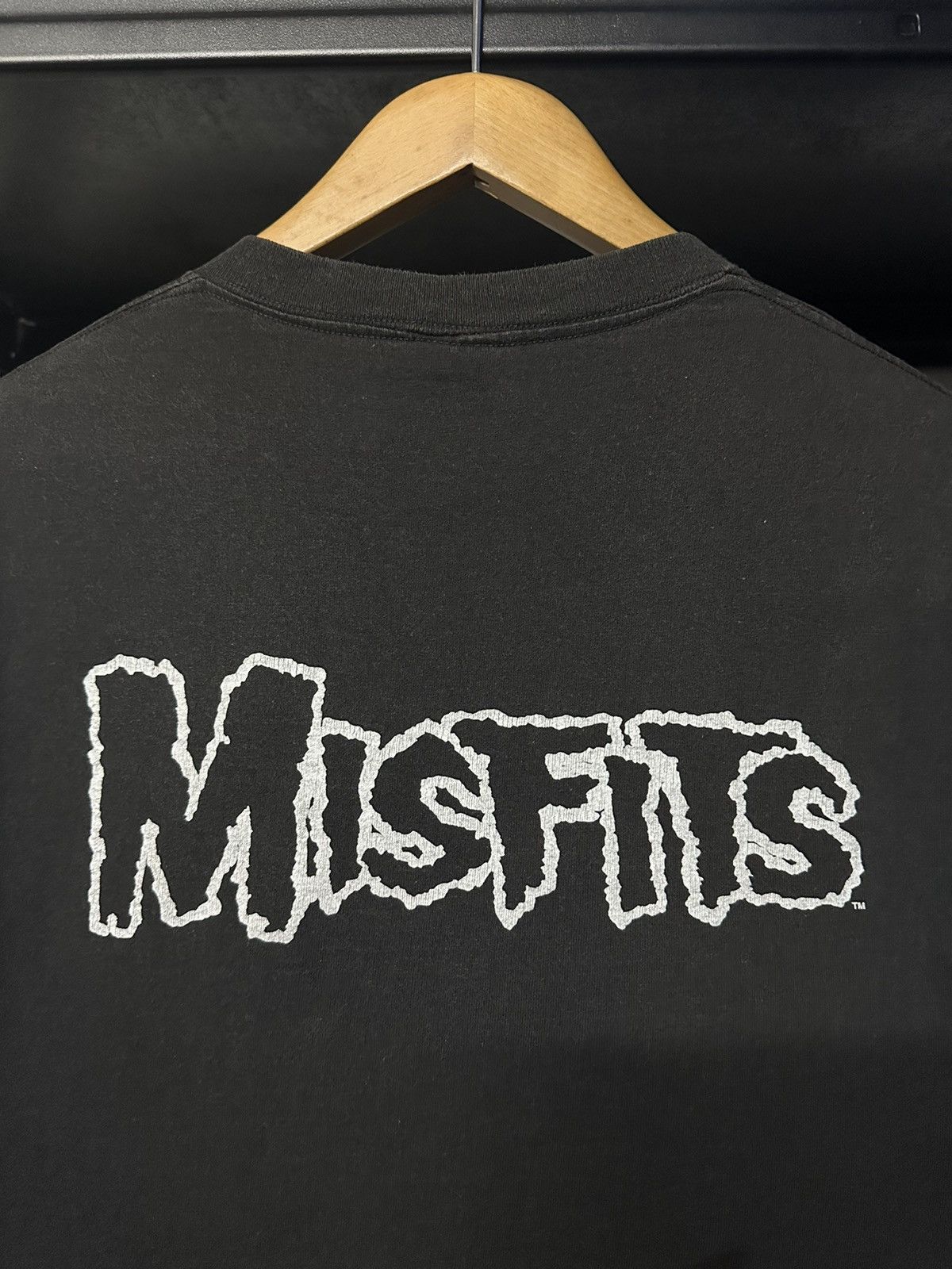 Band Tees Thrashed Vintage Misfits Horror Punk Promo Faded Tee Size US M / EU 48-50 / 2 - 8 Thumbnail