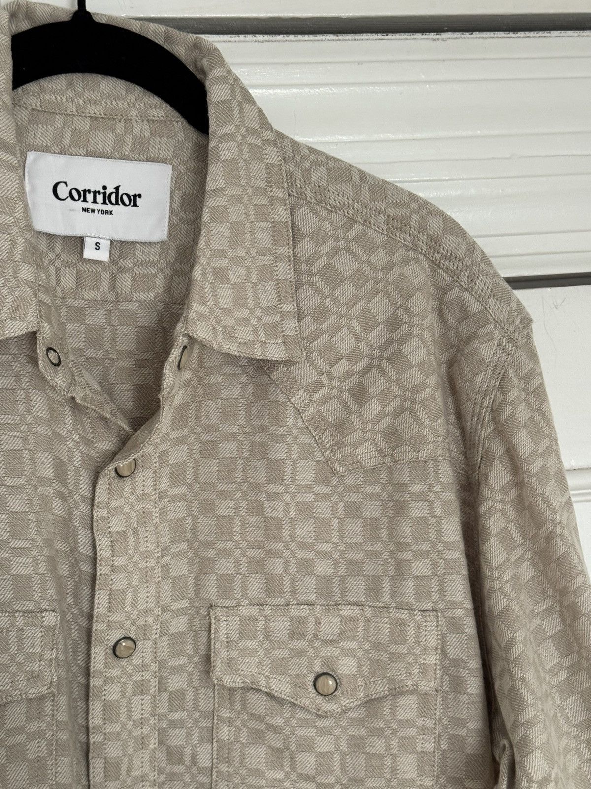 Corridor Corridor Overshot Western Snap Shirt Natural Small Size US S / EU 44-46 / 1 - 6 Thumbnail