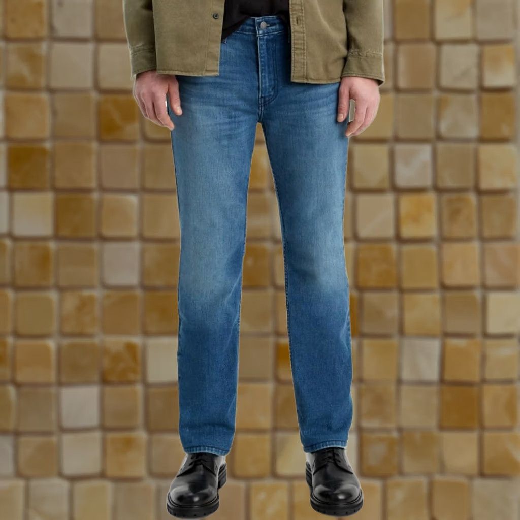 Levi's Levi's Jeans 514 Straight Regular Blue 38x30 Denim Stretch 5-Pocket Men Mens Jeans Size US 38 / EU 54 - 1 Preview