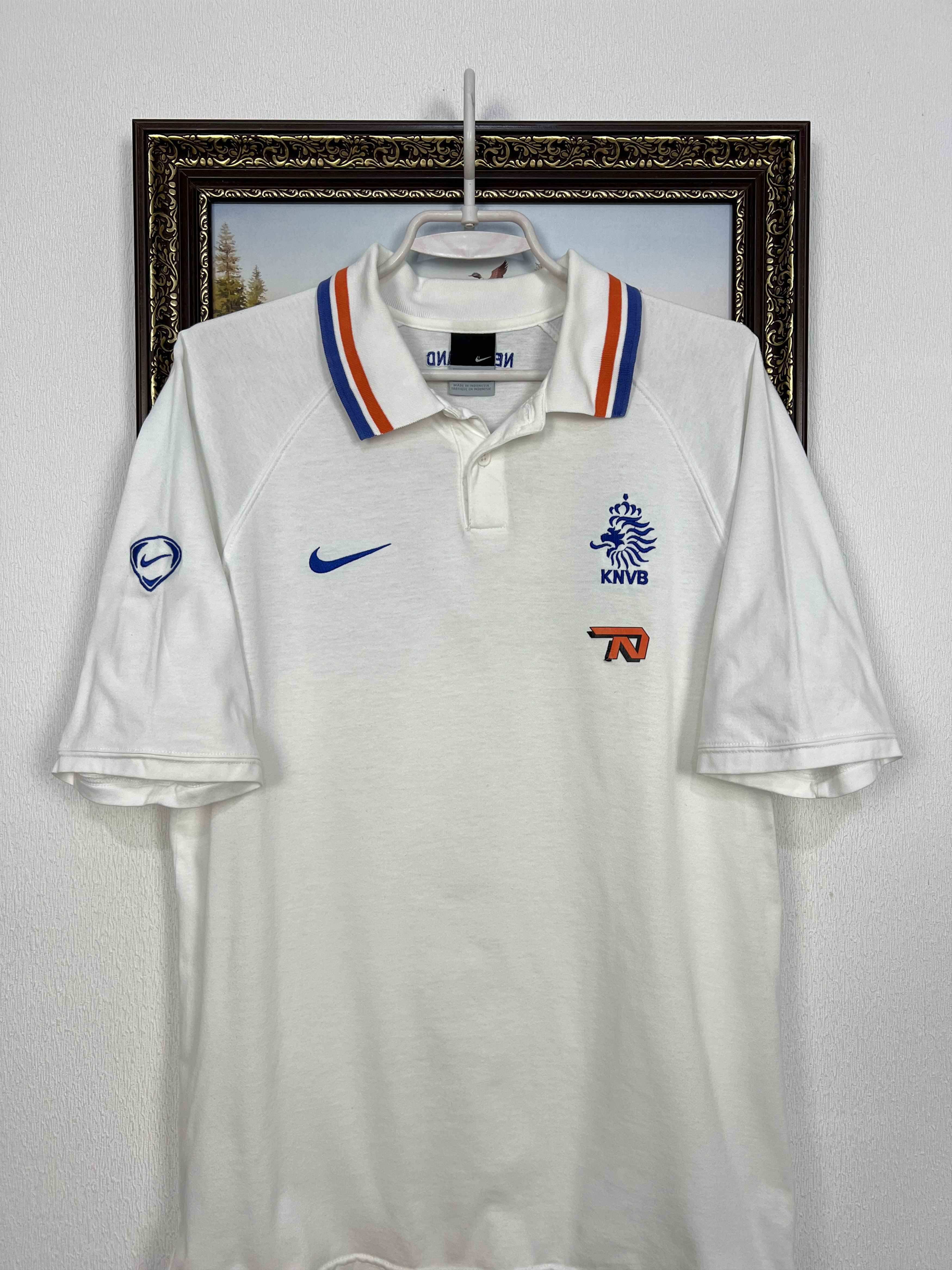 Nike Vintage Nike Netherlands Holland Football Train Shirt Soccer Size US M / EU 48-50 / 2 - 2 Thumbnail