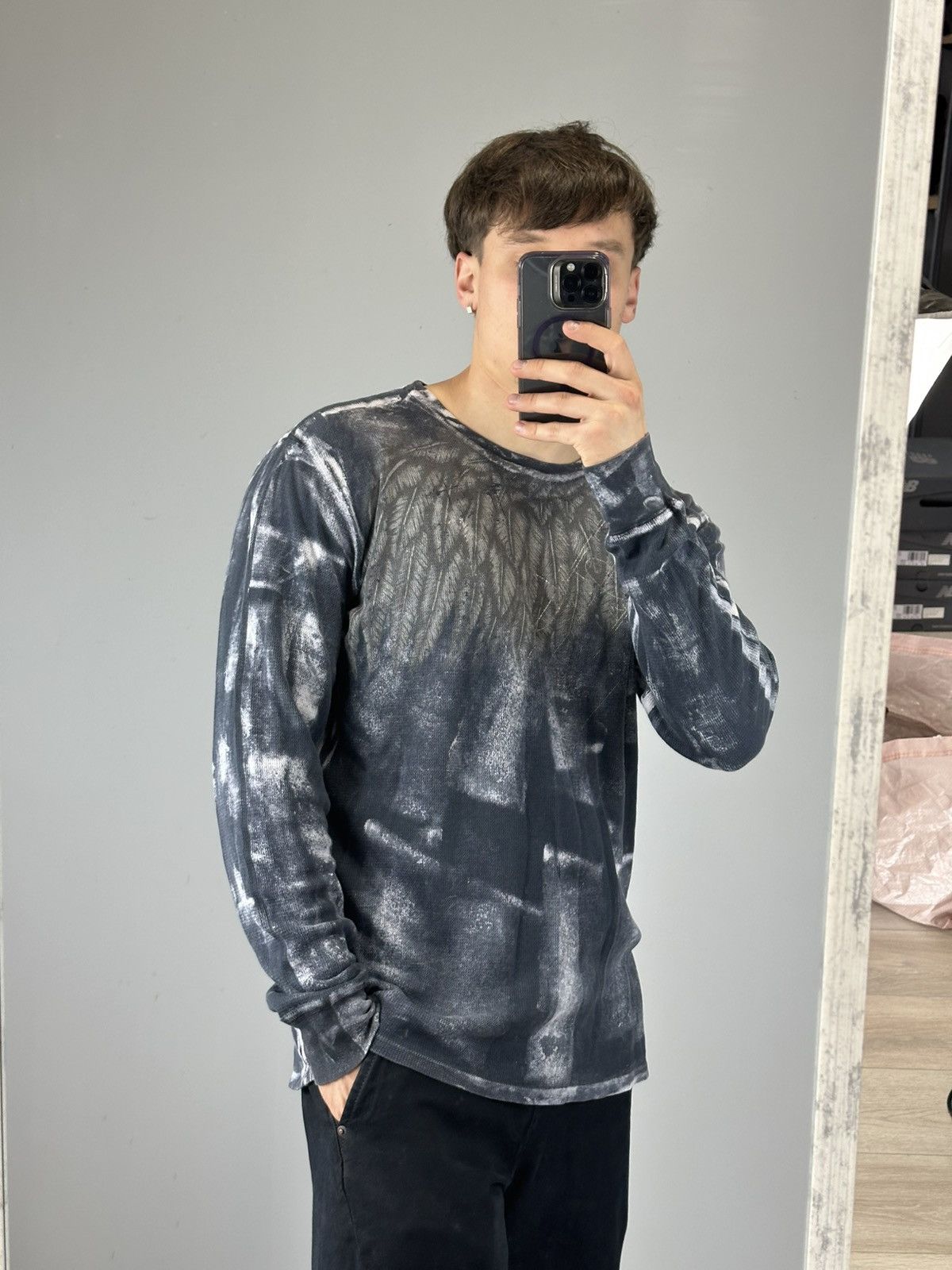 Kayden K Kayden K longsleeve mens avantgarde rock affliction trippnyc Size US XL / EU 56 / 4 - 10 Thumbnail