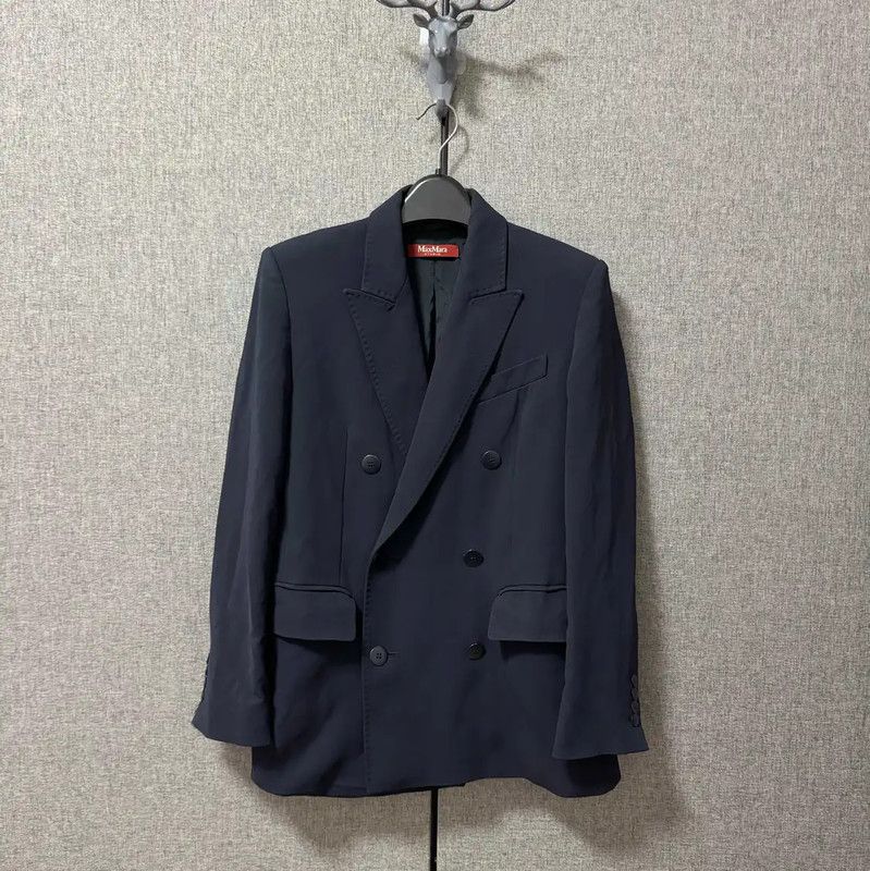 Max Mara MaxMara Black Polyester Women's Jacket 0089 Size M / US 6-8 / IT 42-44 - 1 Thumbnail