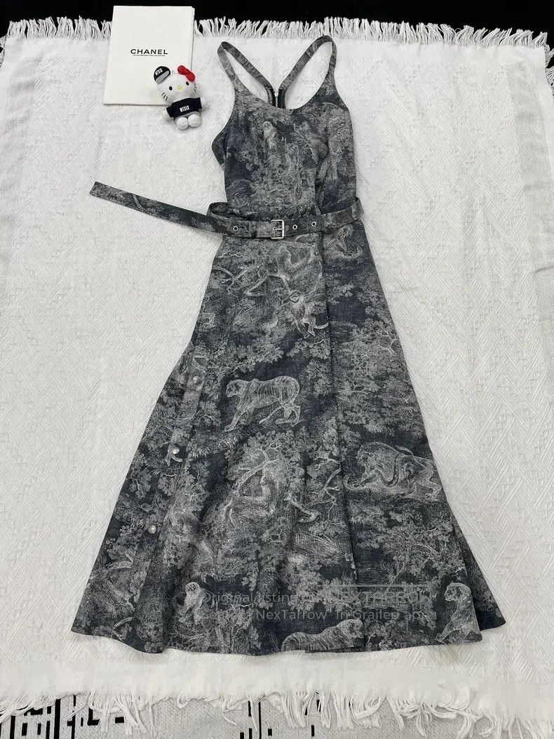 Dior Dior Zoo printed suspender skirt Size XXS / US 00 / IT 34 - 1 Thumbnail