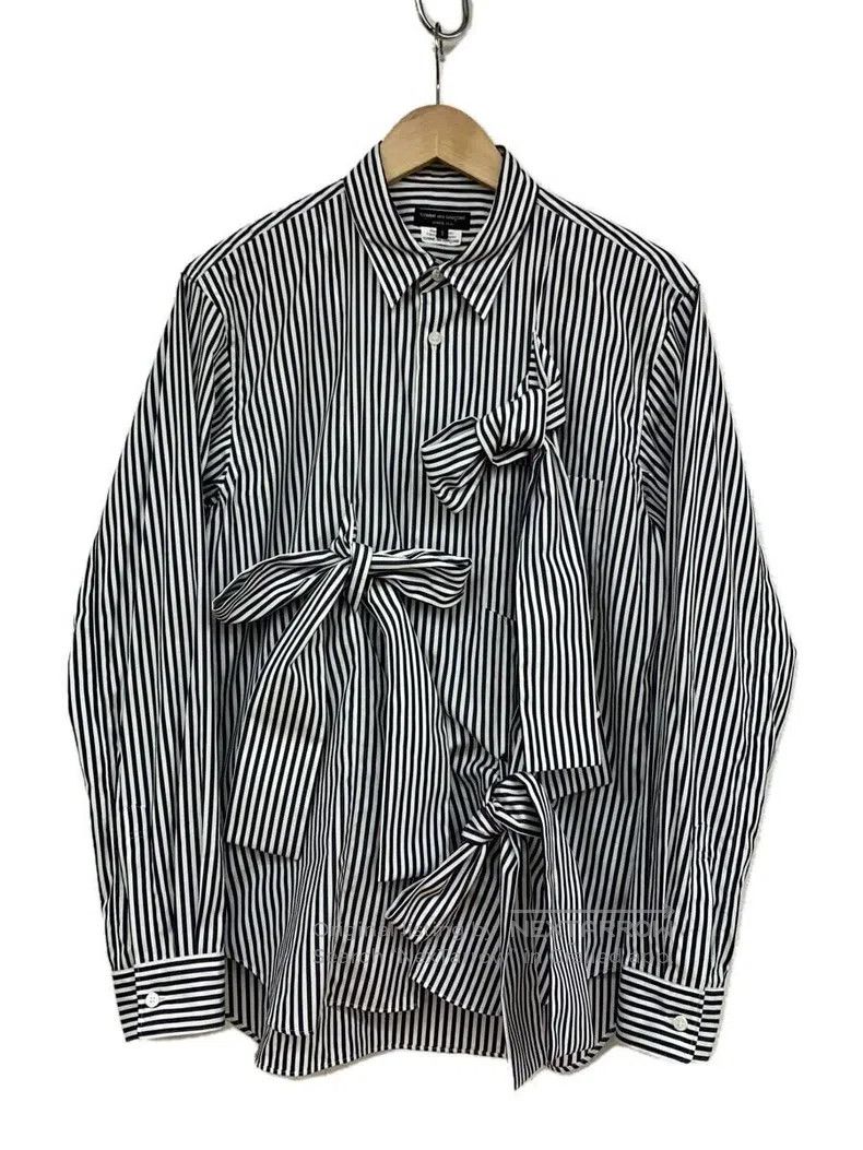 Comme des Garcons Comme Des Garcons Black and White Retro Striped Bow Tie Sh Size US S / EU 44-46 / 1 - 1 Thumbnail
