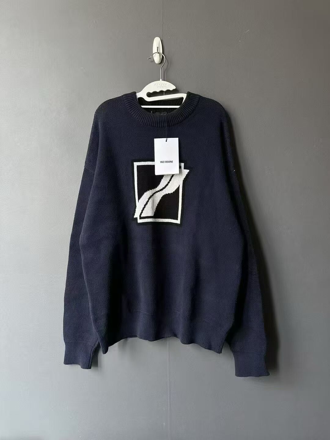 WE11DONE we11done Dark Blue Sweater Size US S / EU 44-46 / 1 - 1 Thumbnail