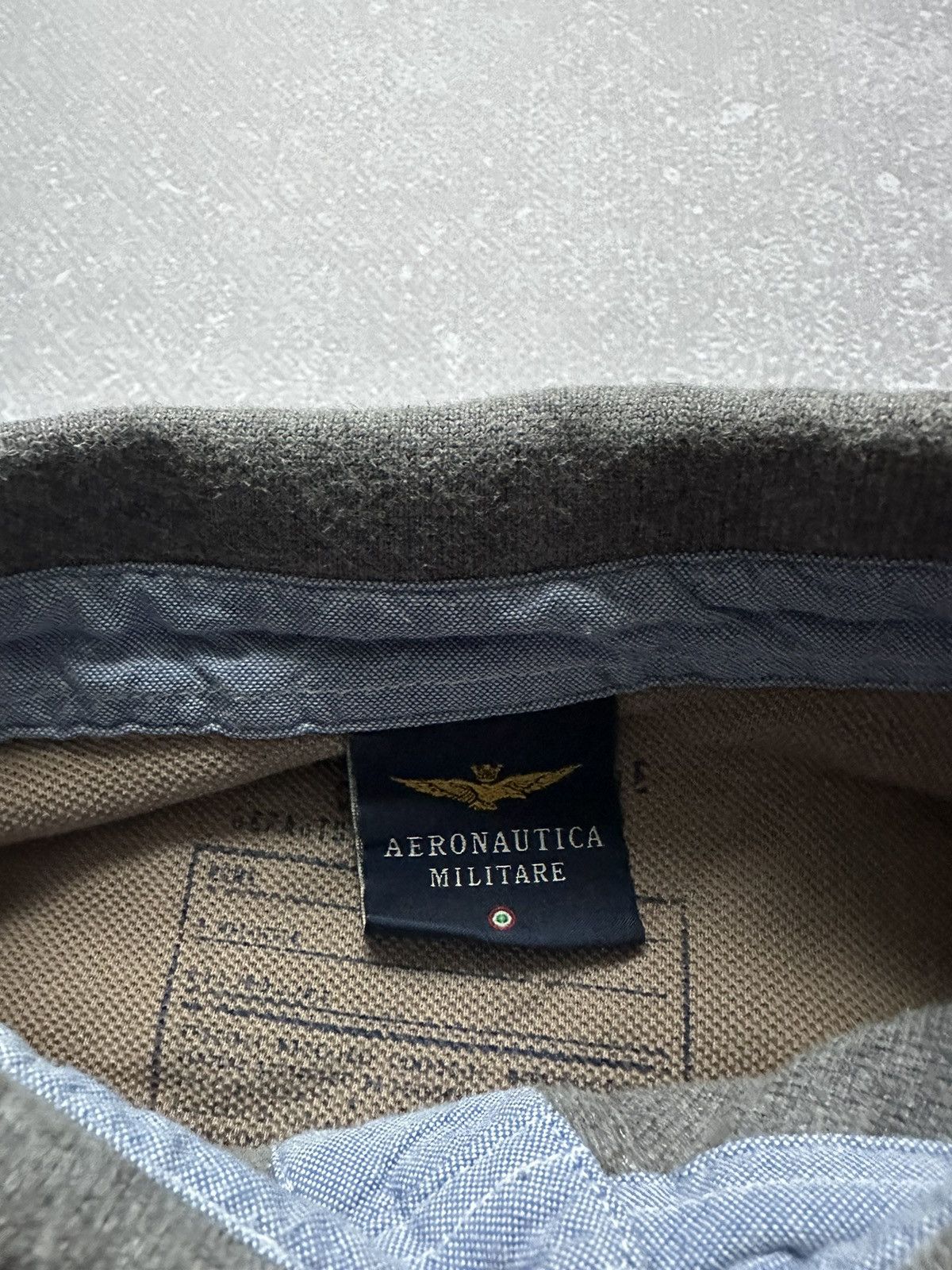 Aeronautica Militare × Vintage Long Sleeve Aeronautica Militare size L grey Size US L / EU 52-54 / 3 - 4 Thumbnail