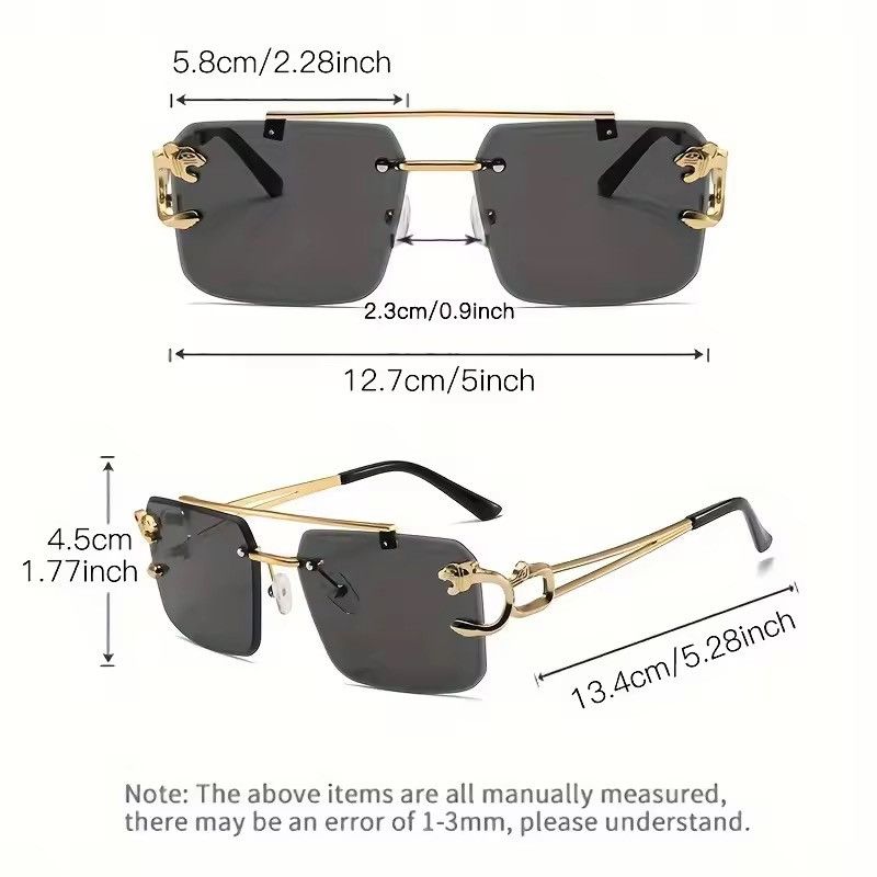 Japanese Brand Vintage Luxury Golden Fahsion Glasses Size ONE SIZE - 5 Thumbnail