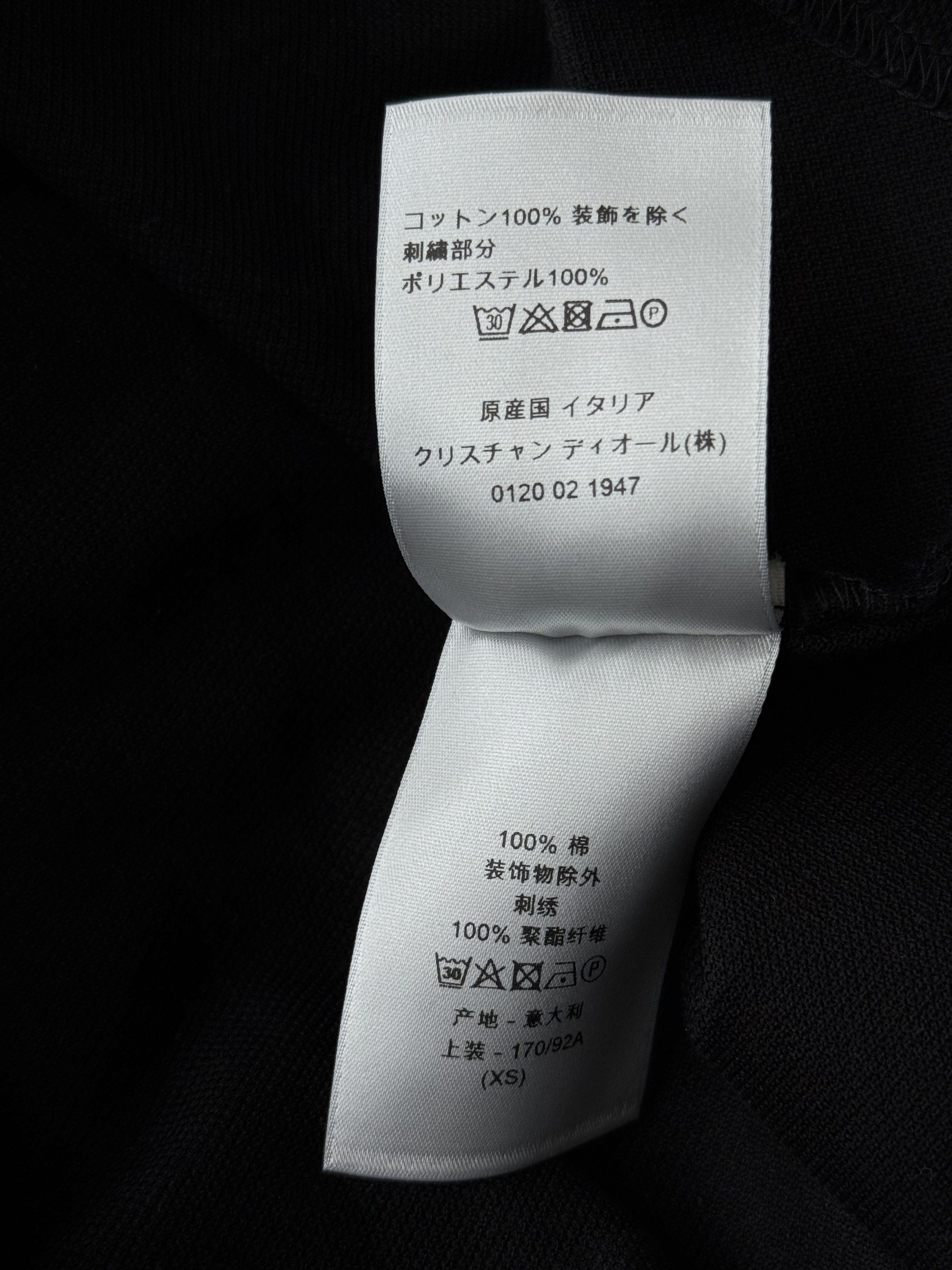 Dior Dior Peter Doig Black & White Embroidered Logo Polo T-Shirt Size US XS / EU 42 / 0 - 5 Thumbnail