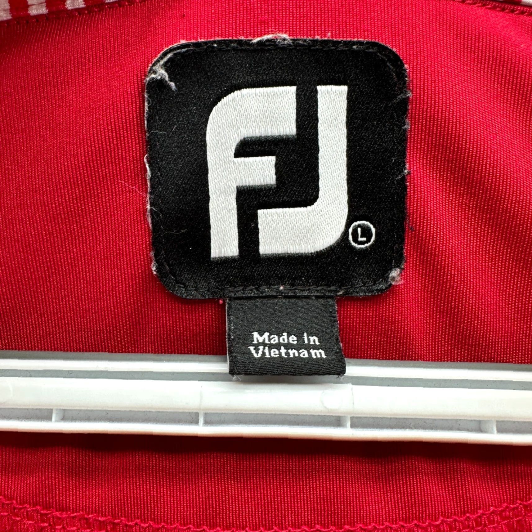 Footjoy FootJoy Polo Shirt Red Men's Large Golf Short Sleeve Collared Size US L / EU 52-54 / 3 - 5 Thumbnail