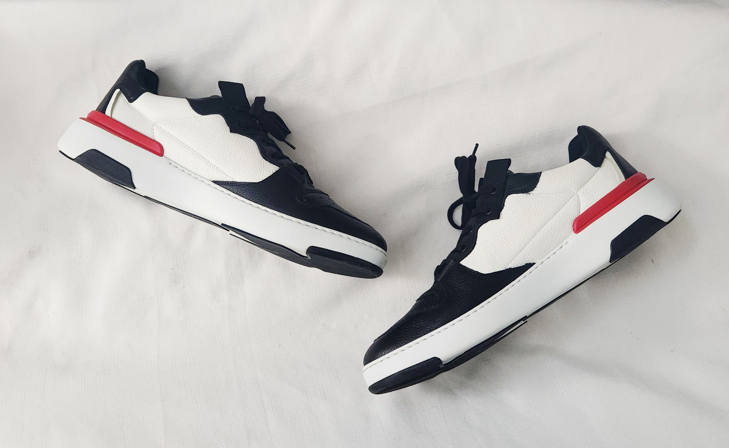 Designer × Givenchy Givenchy White Black multicolor Leather Runner Sneakers 46 Size US 13 / EU 46 - 5 Thumbnail