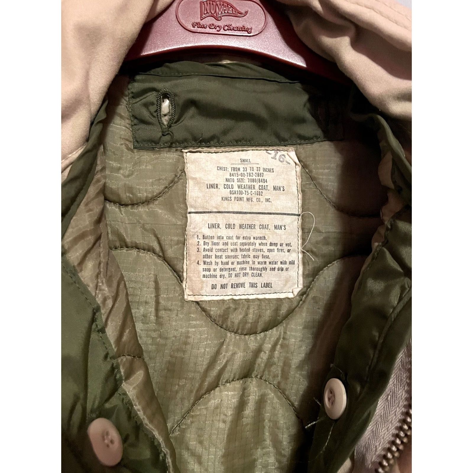 Vintage VINTAGE USGI US ARMY Surplus M65 Field Jacket Desert Storm War Era Camo Coat Small Size US S / EU 44-46 / 1 - 7 Thumbnail
