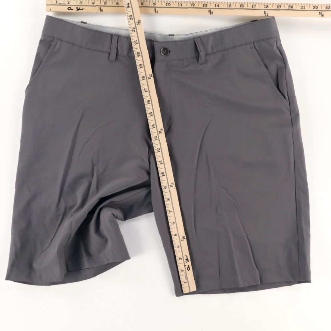Adidas Adidas Stretch Polyester Woven Golf Shorts Men's 38 Gray Size US 38 / EU 54 - 3 Thumbnail
