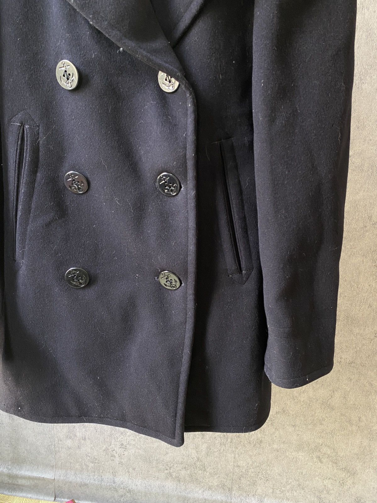 Naval Clothing Factory × Vintage WWII 40s/50s Naval Clothing Factory Heavy Coat Military Size US M / EU 48-50 / 2 - 6 Thumbnail