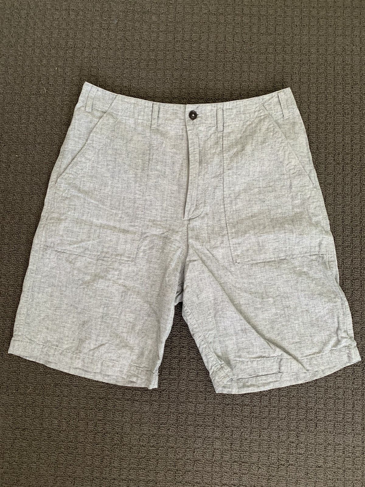 Image of Grey Universal Works Shorts Size 30, Men's