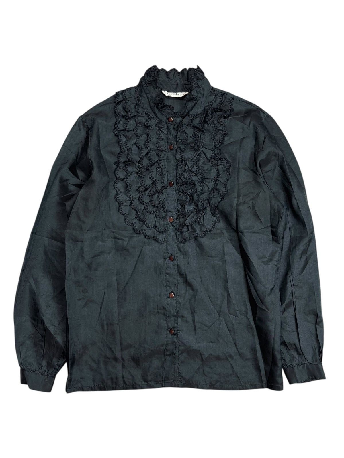 Yasuyuki Ishii 2000s Madeline Katakura - Ruffle Button Shirt Size US M / EU 48-50 / 2 - 1 Thumbnail