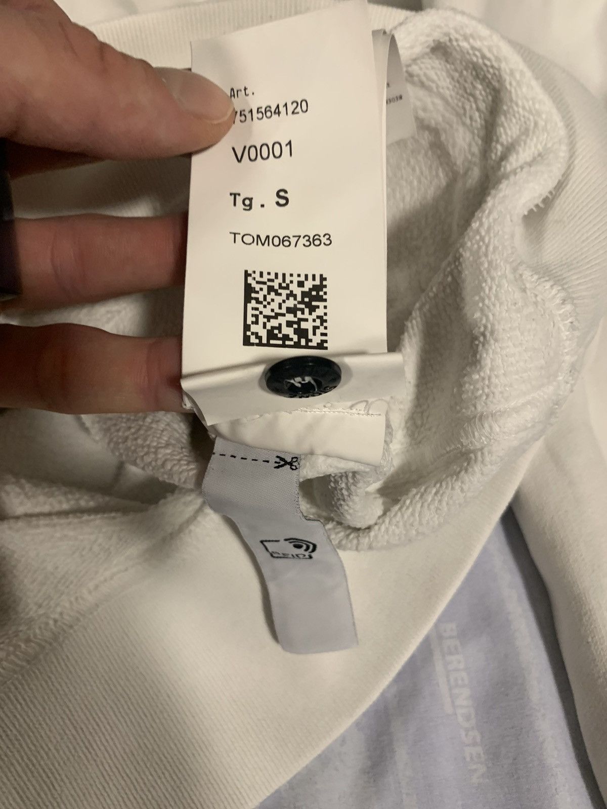 Stone Island Stone Island Hoodie White ( 64151 ) Size US S / EU 44-46 / 1 - 5 Thumbnail