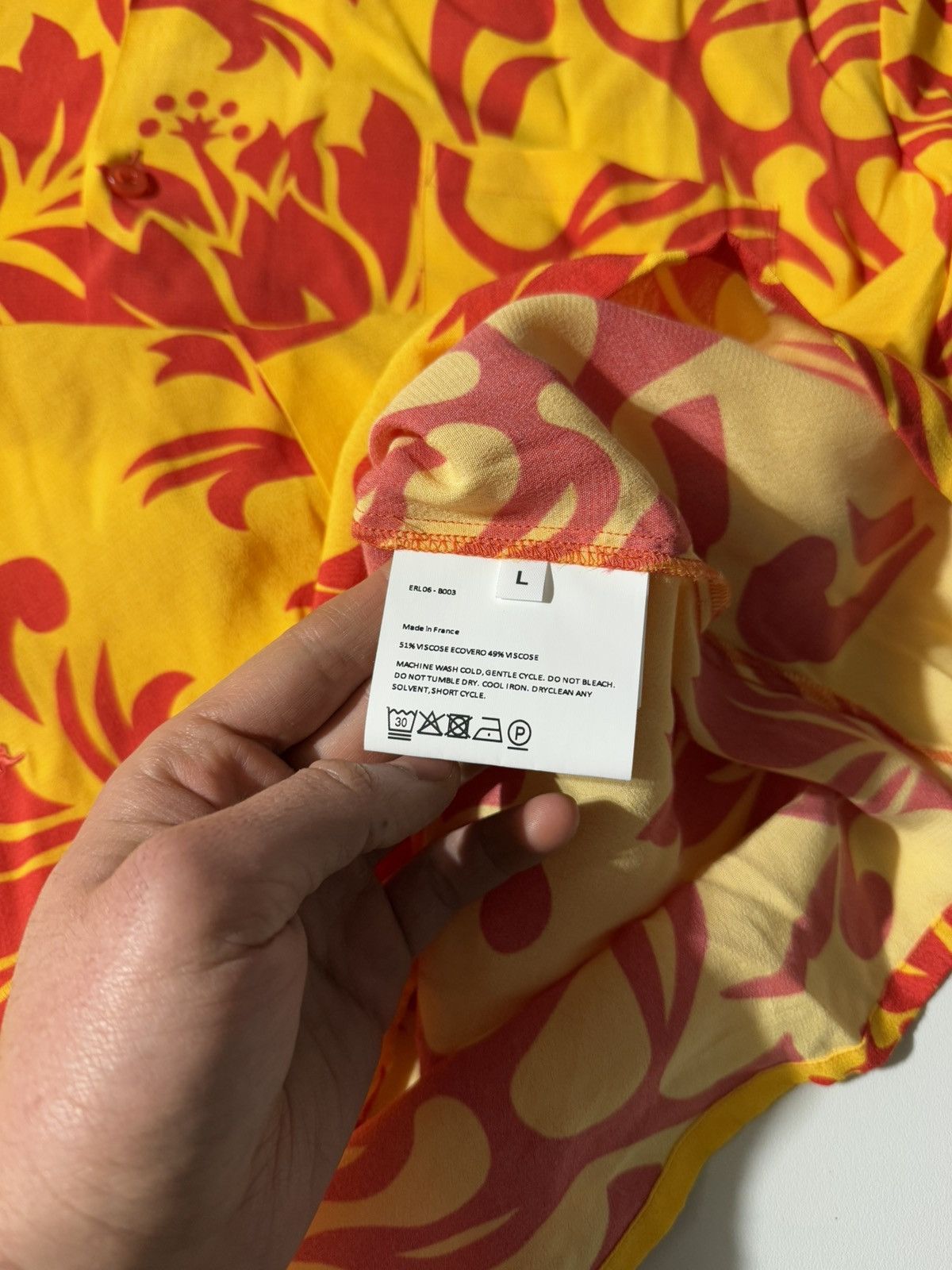 ERL Eco Viscose Tropical Hawaiian Shirt Size US L / EU 52-54 / 3 - 6 Thumbnail