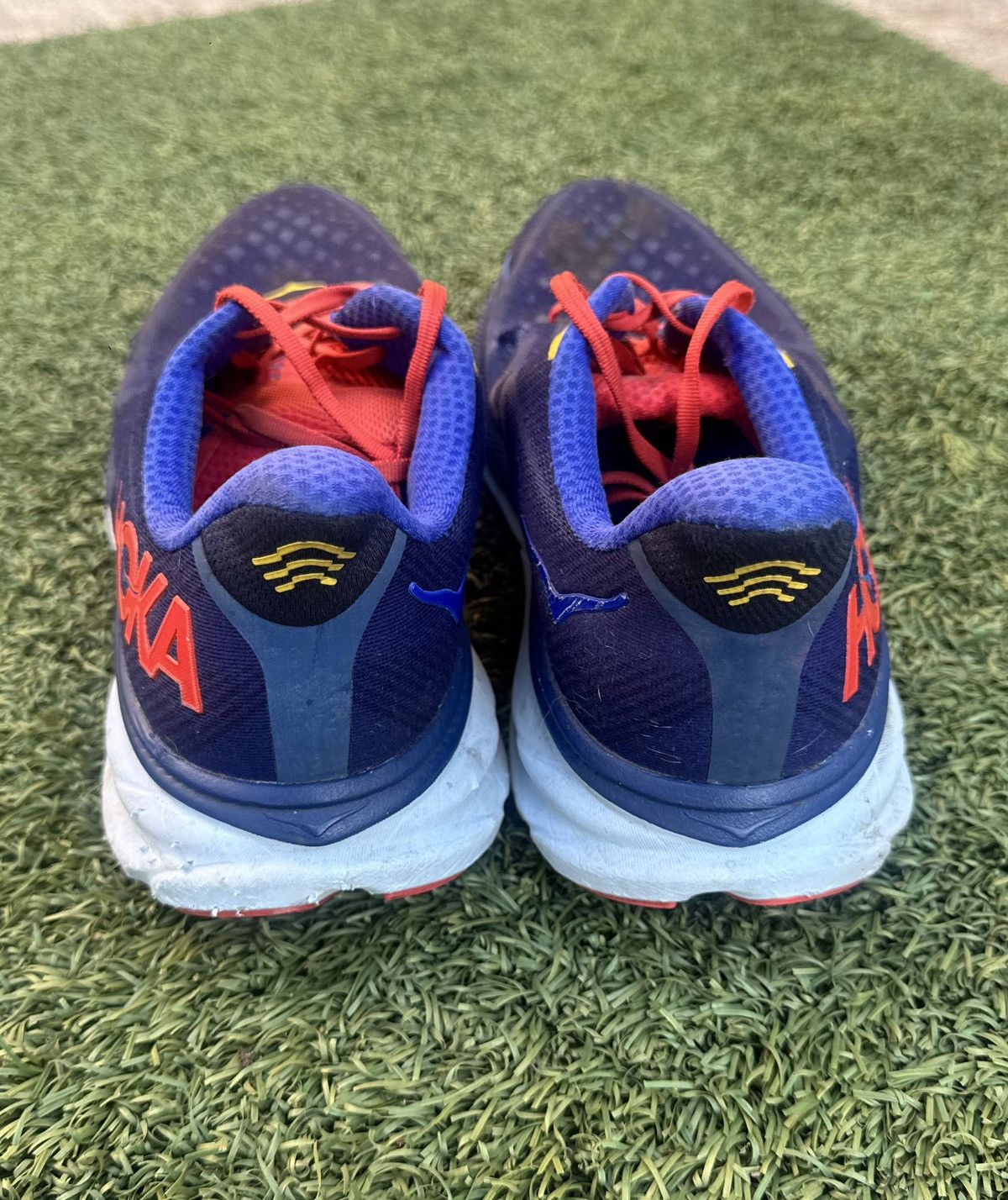 Hoka Hoka One One Clifton 9 Blue Cushioning Road Running Shoes 14 Size US 14 / EU 47 - 5 Thumbnail
