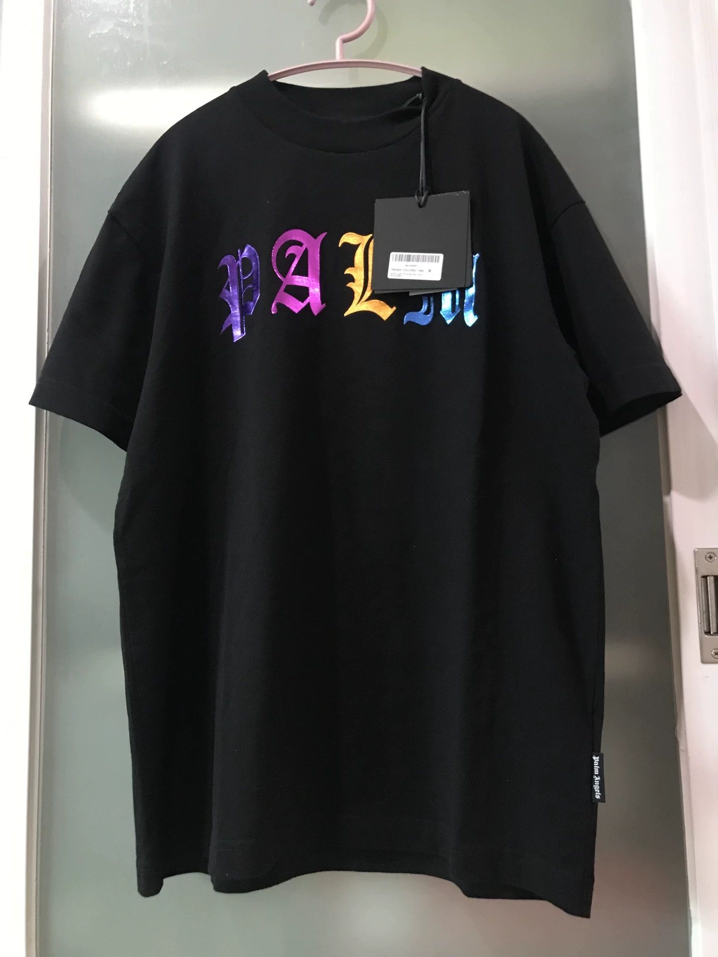 Palm Angels Palm Angels Gothic Font Short Sleeve Size XXS / US 00 / IT 34 - 1 Thumbnail